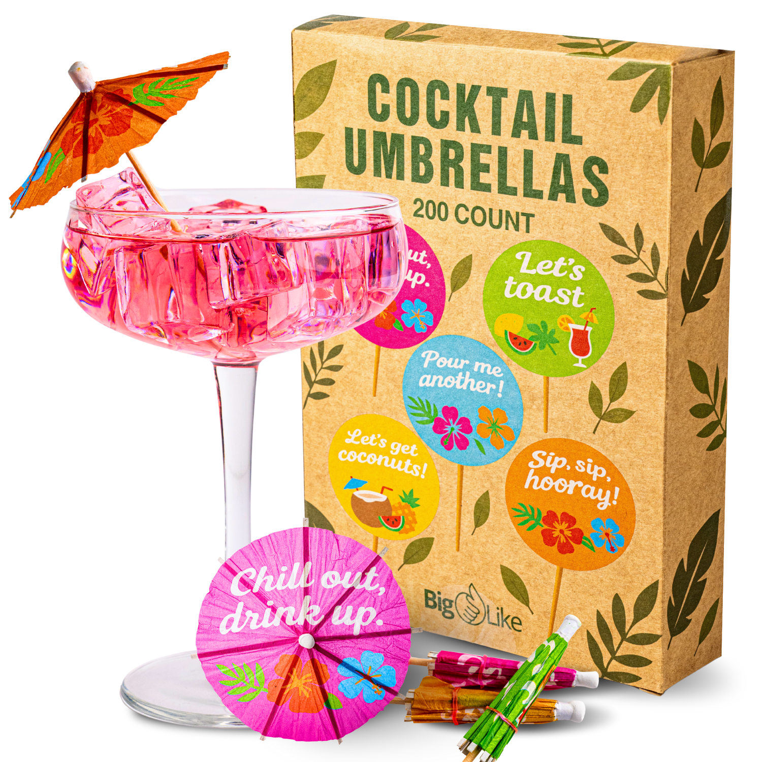 Cocktail Umbrellas for Drinks