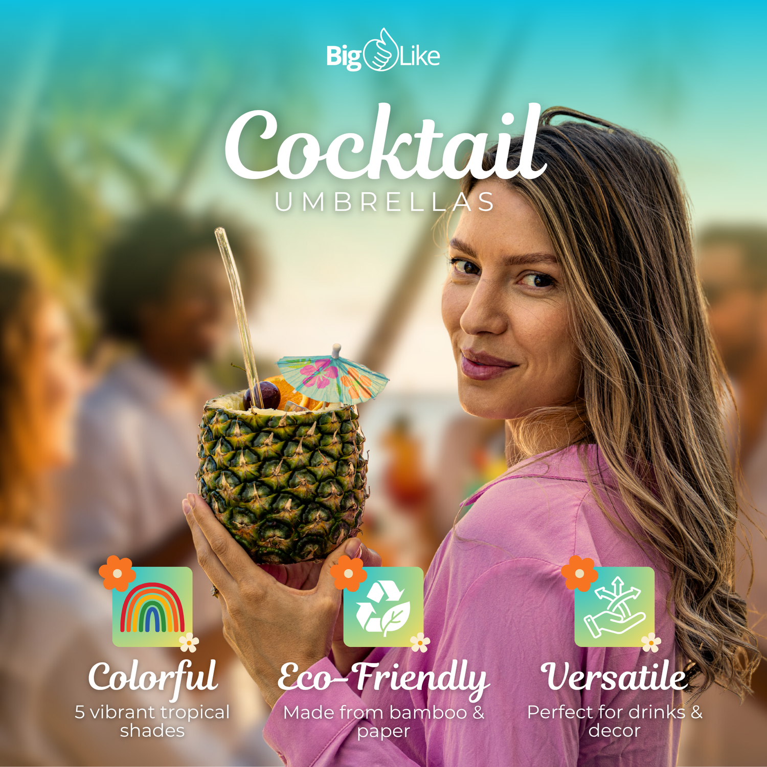 Cocktail Umbrellas for Drinks
