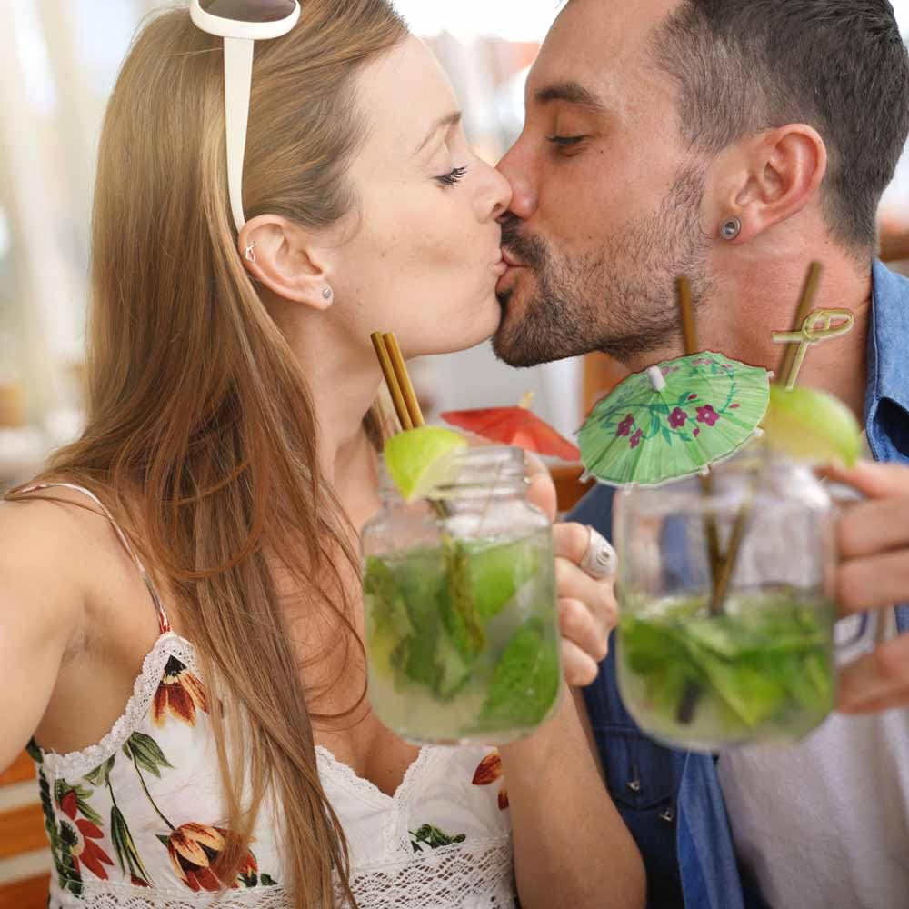 Drink Umbrellas and Bamboo Knot Picks