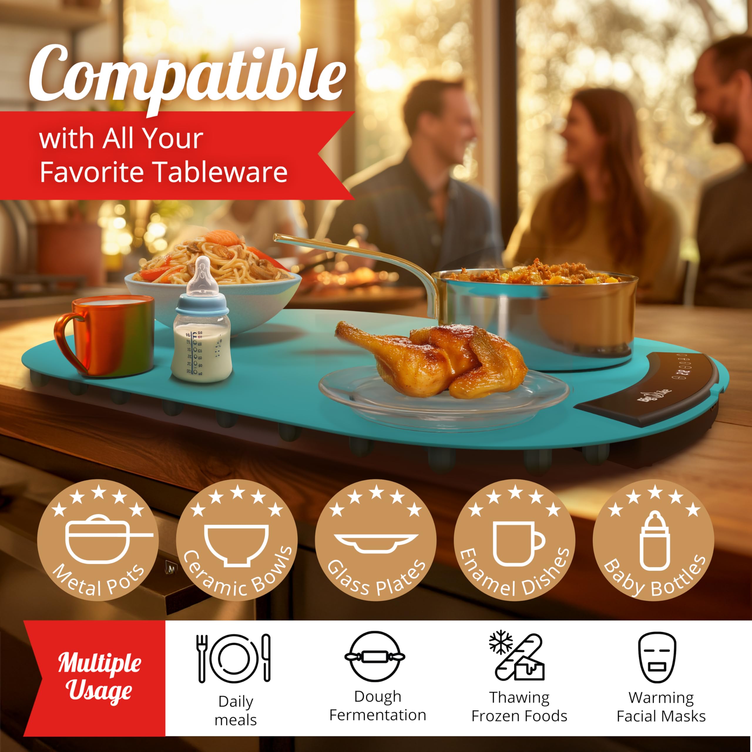BIGLIKE Warming Mat for Food