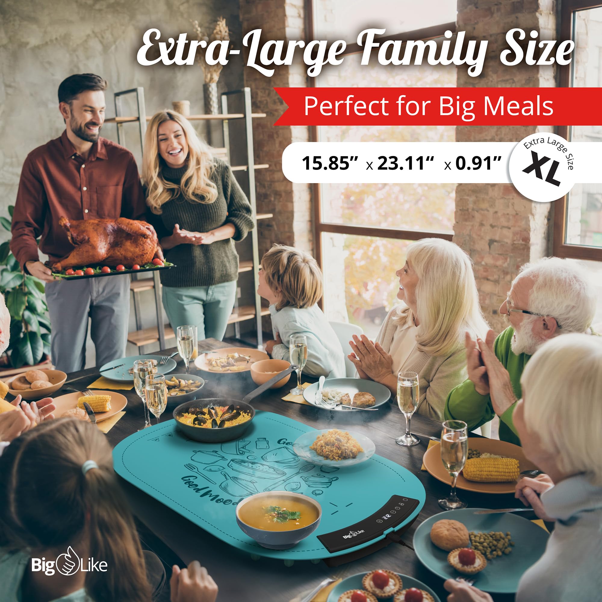 BIGLIKE Warming Mat for Food
