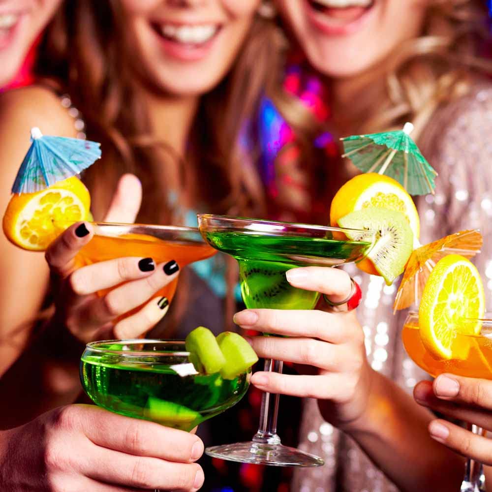 Drink Umbrellas and Bamboo Knot Picks