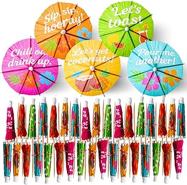 Cocktail Umbrellas for Drinks
