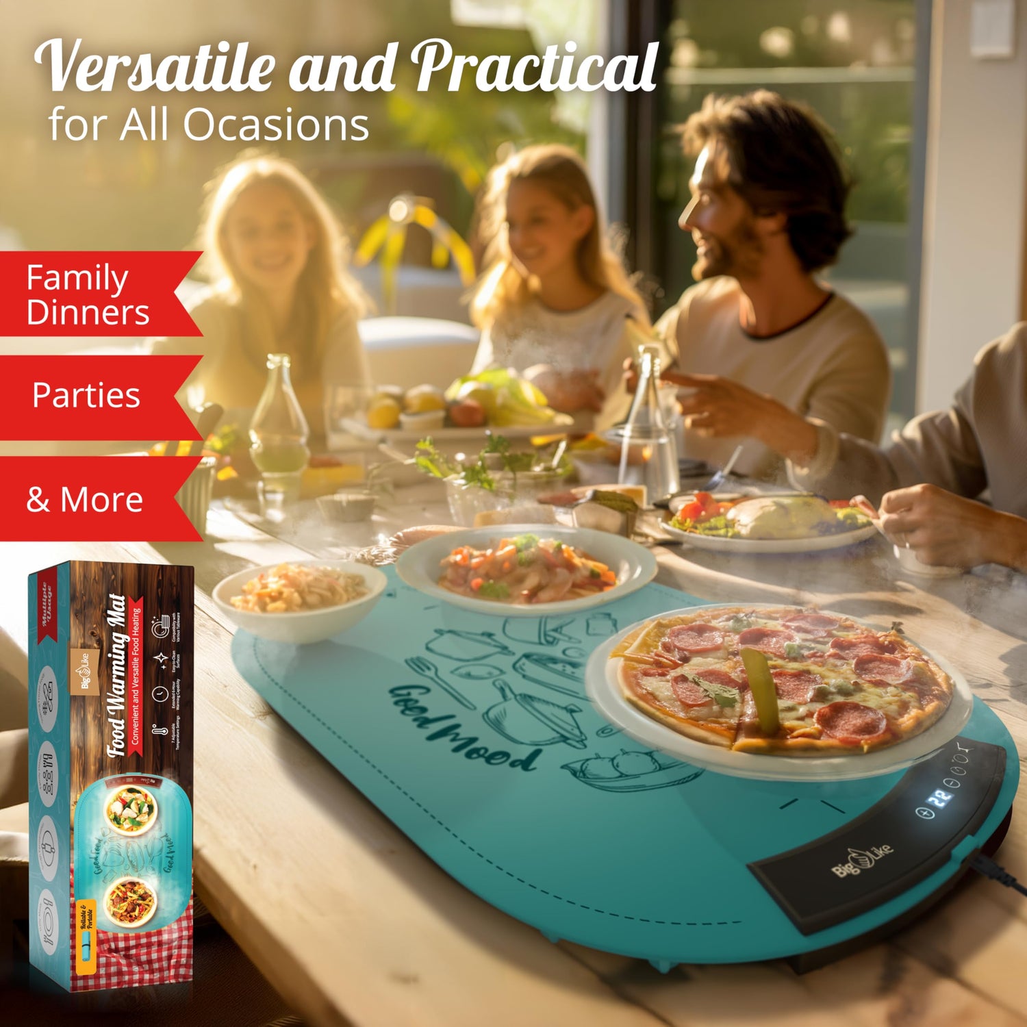BIGLIKE Warming Mat for Food